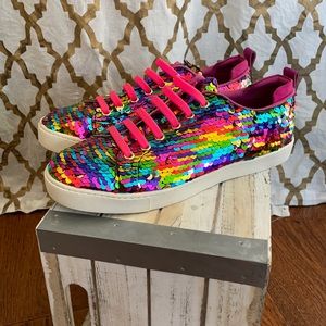 Sequin sneakers